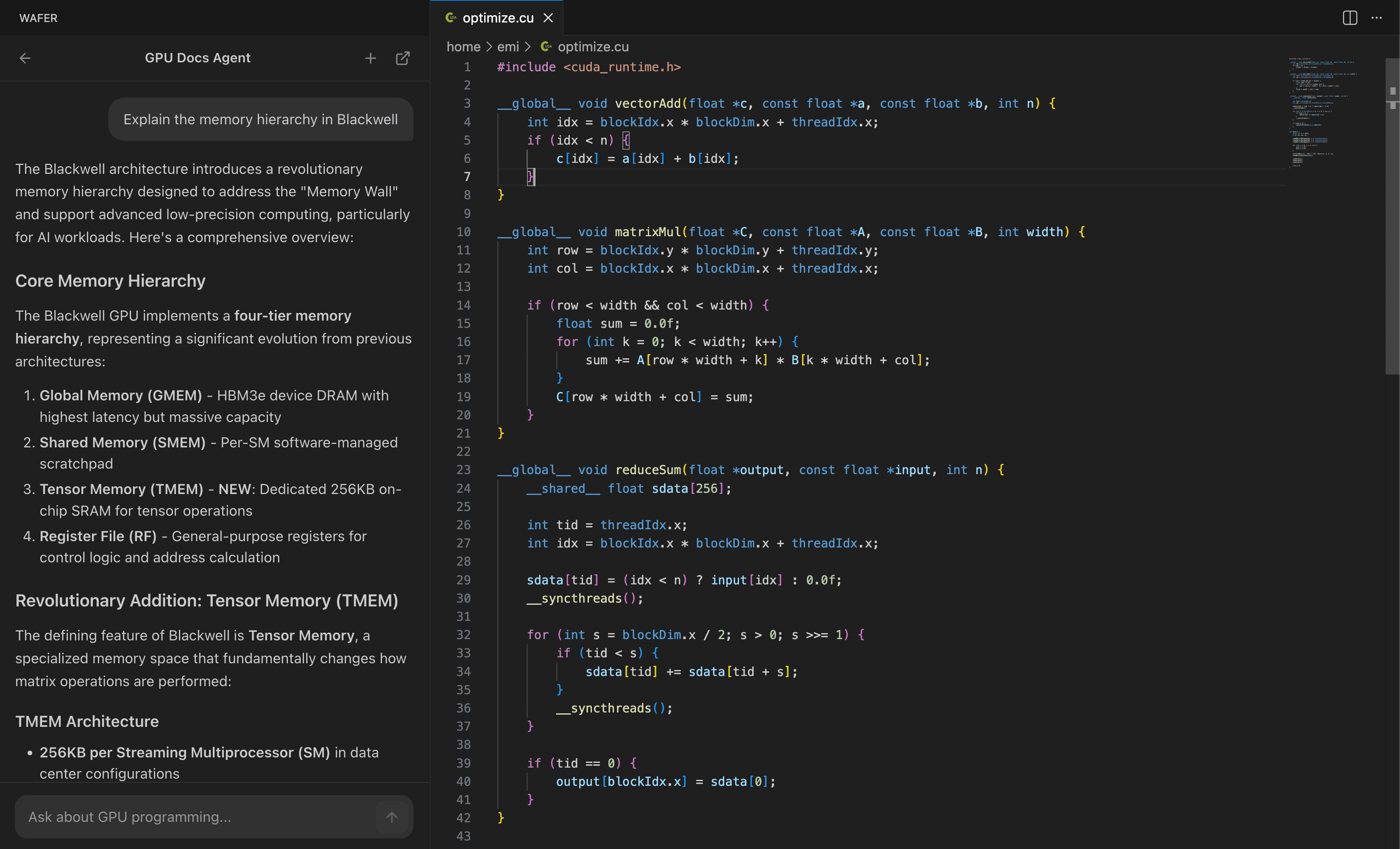 GPU Documentation Tool Screenshot